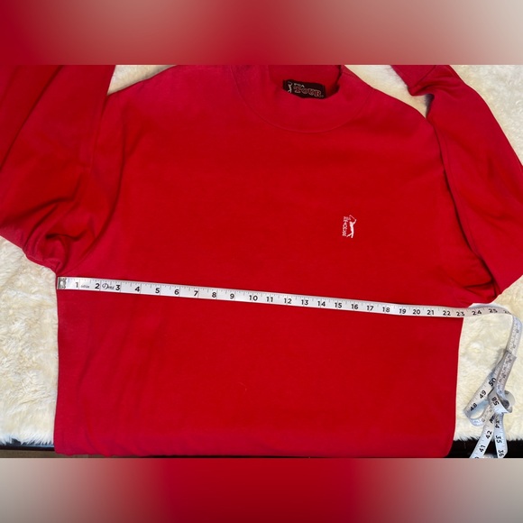 Vintage PGA Tour pullover mock neck size XL red - Picture 5 of 6